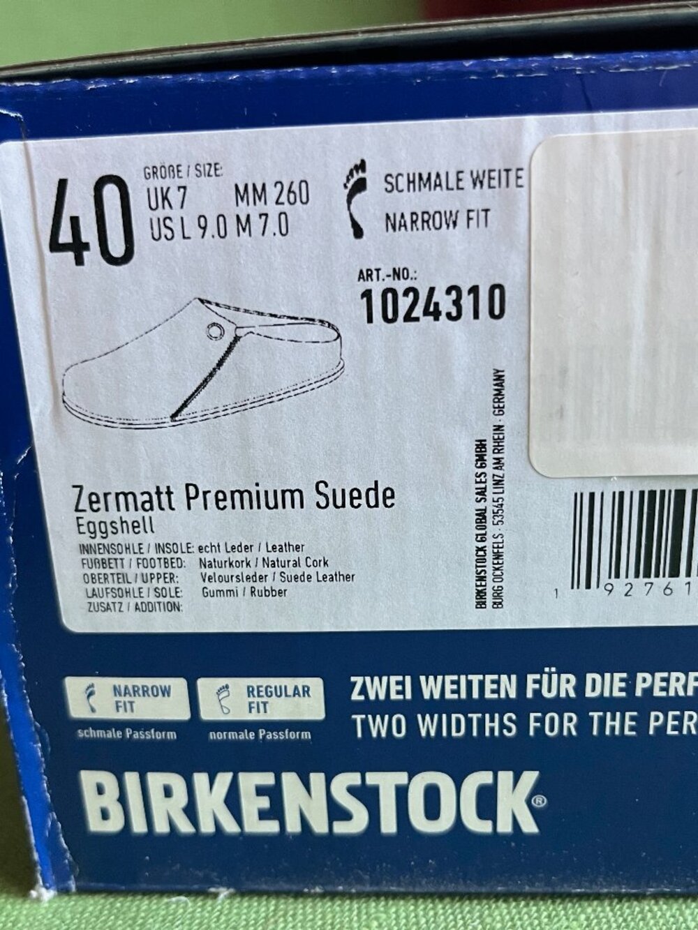Birkenstock Zermatt Suede Clog